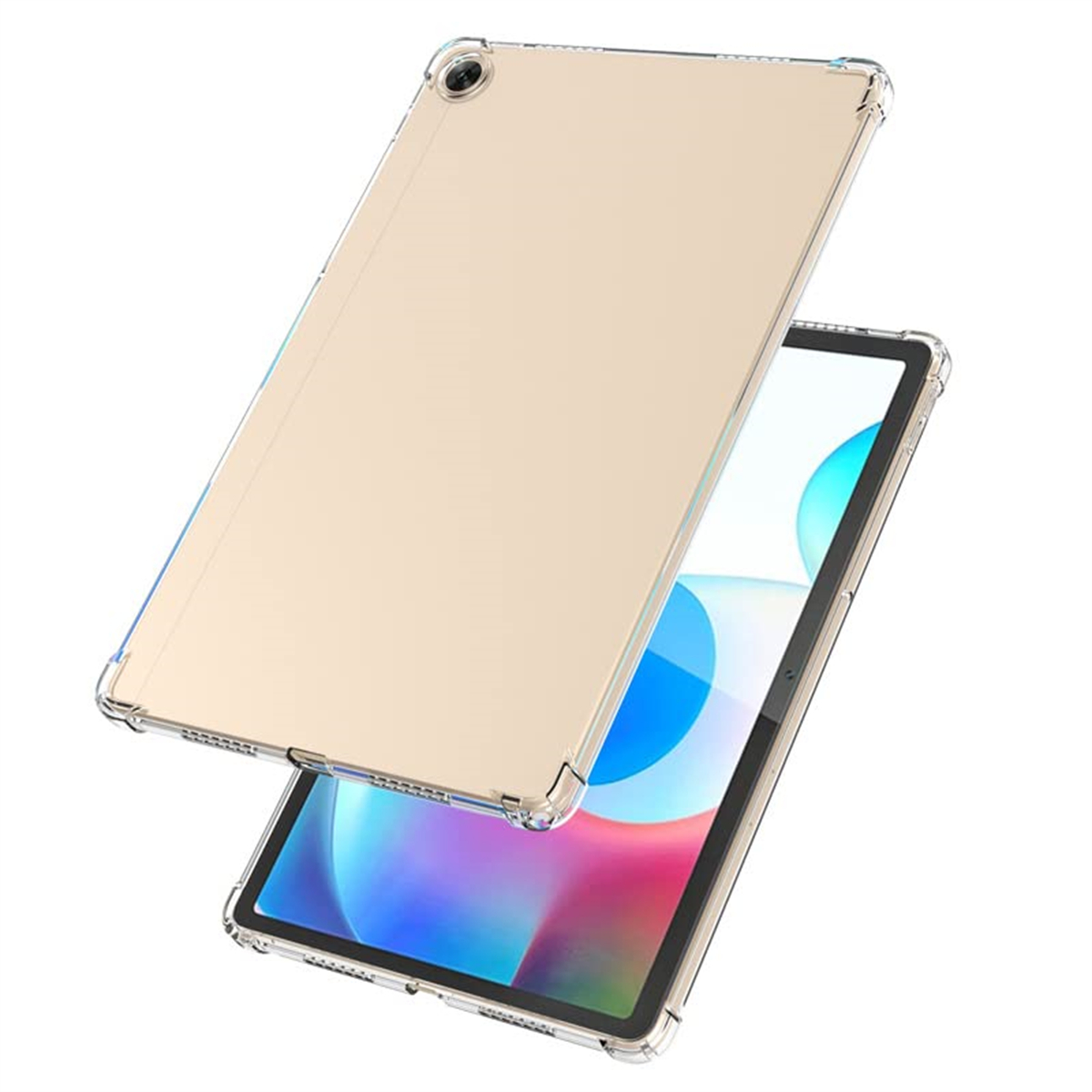 Realme Tablet Accessories - Coque transparente en TPU pour Realme
