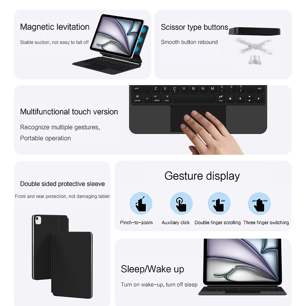 Étui pour clavier magique pour - Ipad Cover Folio avis et prix