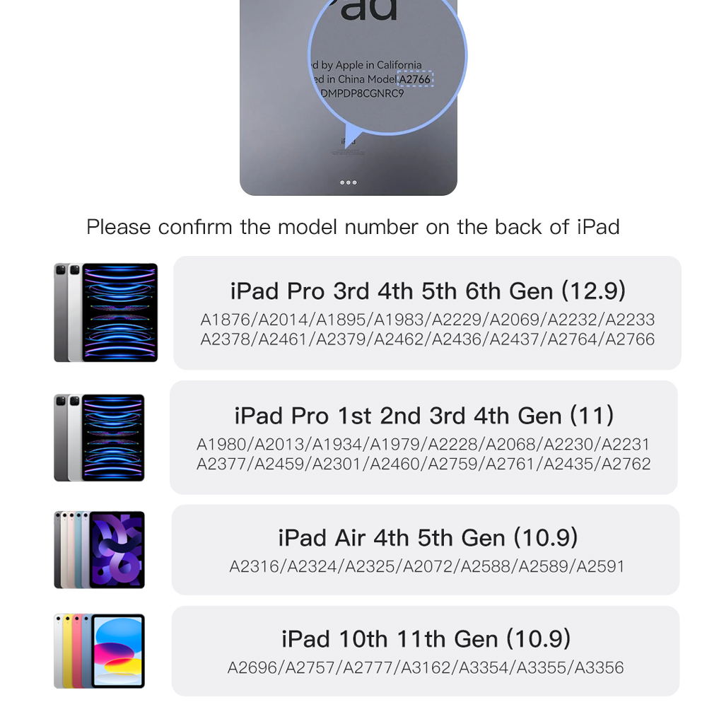 Étui clavier rétroéclairé sans - Ipad Cover Folio avis et prix