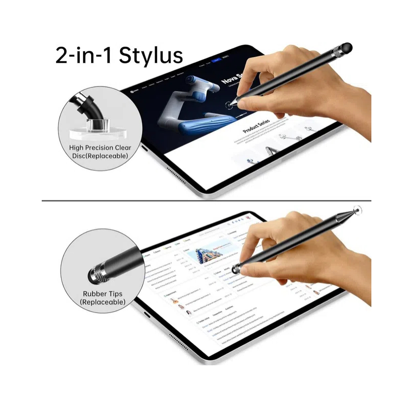 Stylet 2 en 1, pointe de disqu - Tablet Pencil Accessories avis et prix