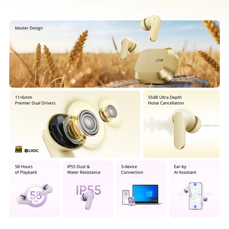 realme Buds Air 8 Version Glob - Realme Tablet Accessories avis et prix