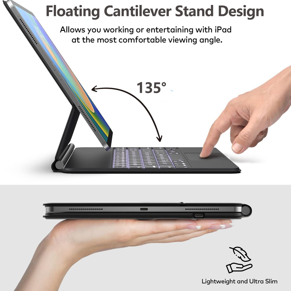 Clavier Magique pour iPad Air  - Ipad Cover Folio avis et prix