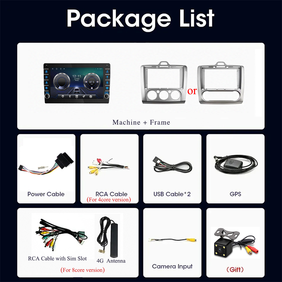 8G + 128G Android 14 pour Ford - Tablet Danish Mobile & Accessories avis et prix