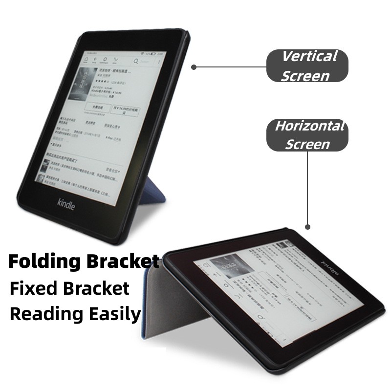 Étui Kindle en cuir avec suppo - Kindle Tablet Accessories avis et prix
