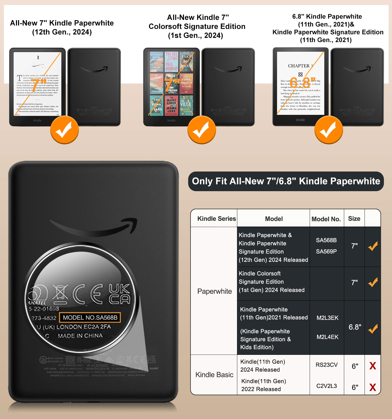 Étui fin en PU pour Kindle Pap - Kindle Tablet Accessories avis et prix